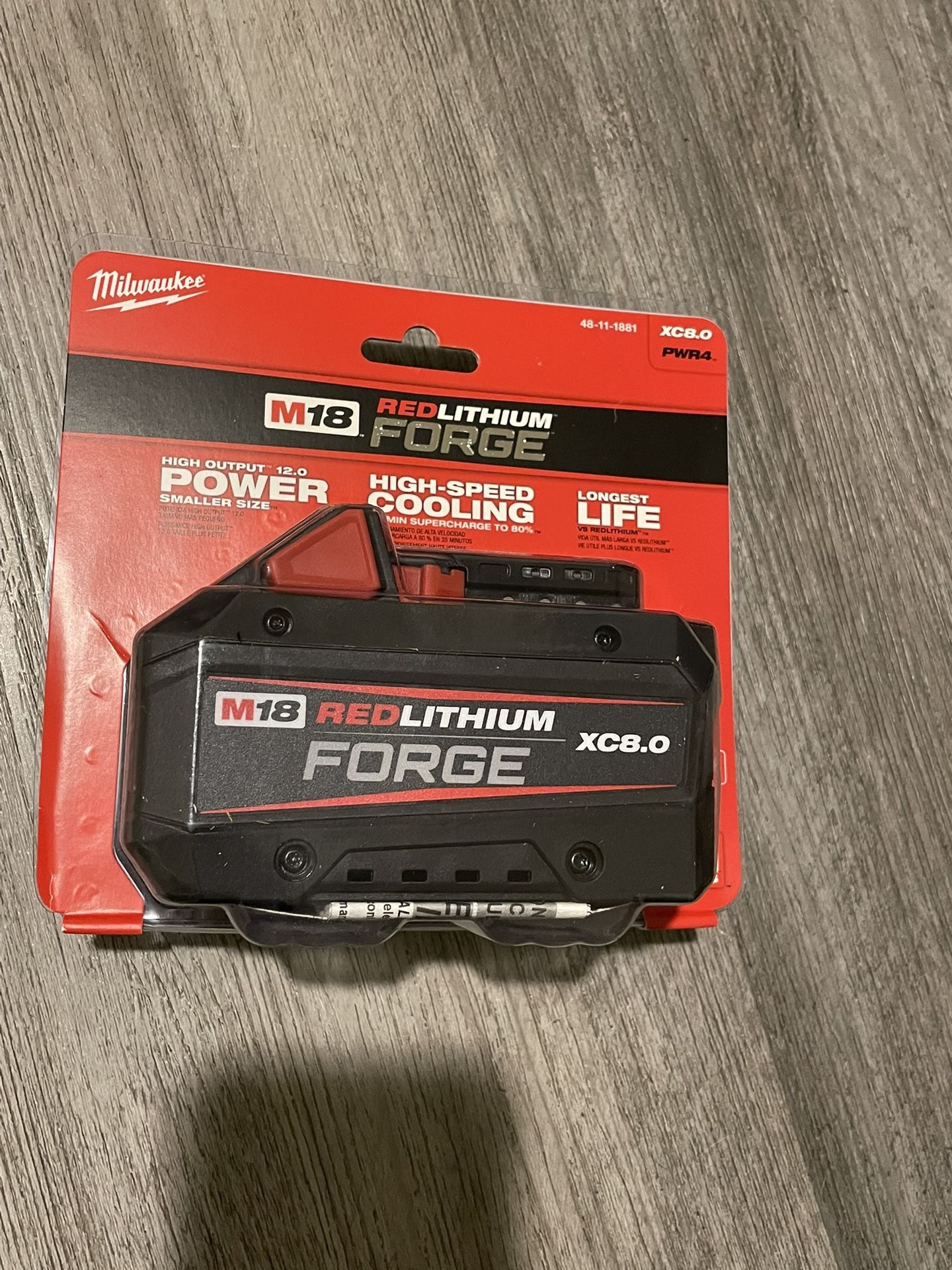 Milwaukee Forge Battery