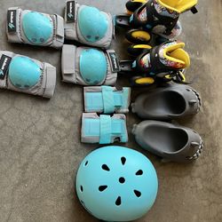 Kids Skating Kit And Helmet