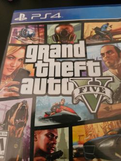 GTA 5 - PS4 Full Game + Map *Great condition*