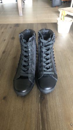 Steve Madden casual black boots Sz 8