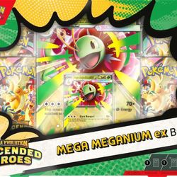 2X Ascended Heroes Mega Meganium Ex Box