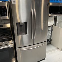 Stainless Steel 27 Cu. Ft. 3-Door French Door Refrigerator 