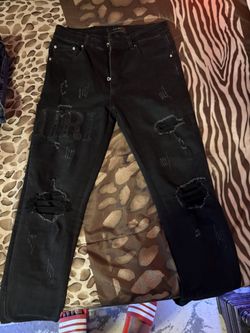 Amiri Black Ripped Jeans Size 30