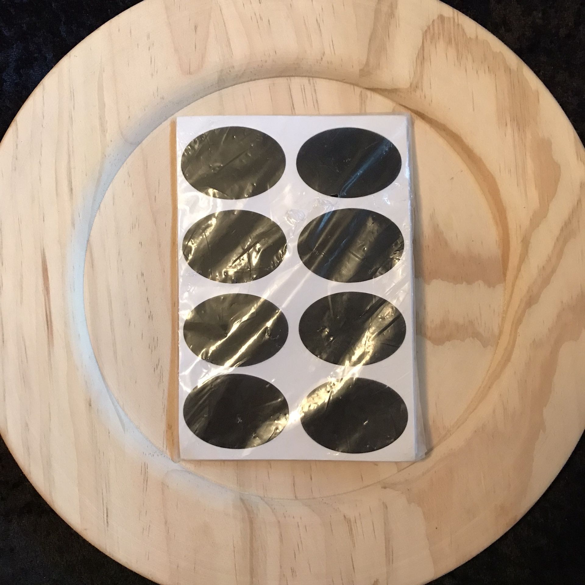 Oval Chalkboard Labels