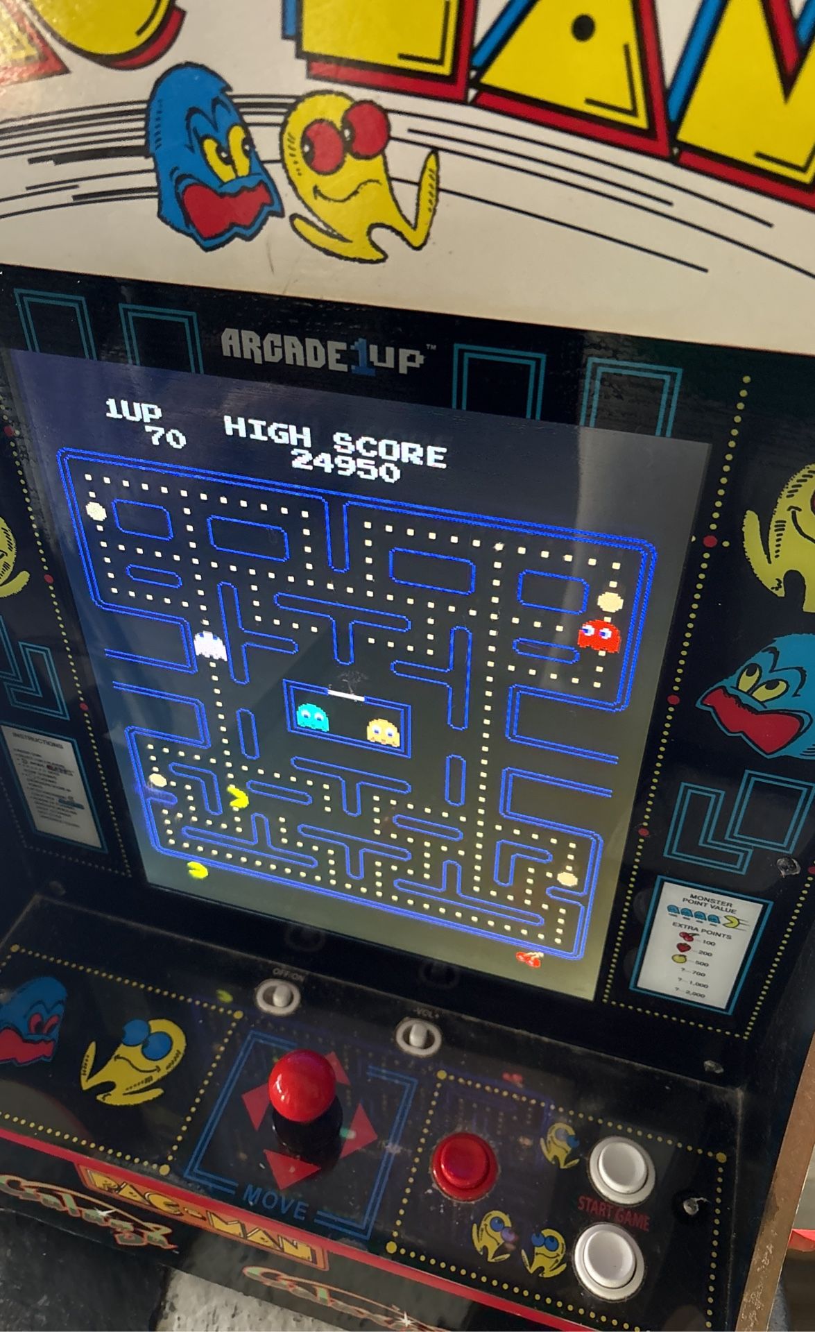 PAC Man 3 In One Arcade Game