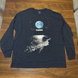 Pleasures Rent L/s tee ‘navy’