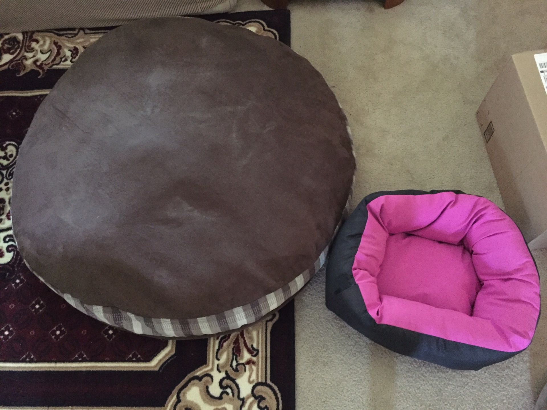 BIG dog bed (and bonus little pet bed!)