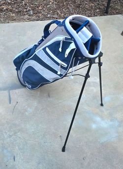 Tour X PRESS Golf Stand Bag Navy Blue 4 Top way multiple pockets lightweight Adult Unisex men or women