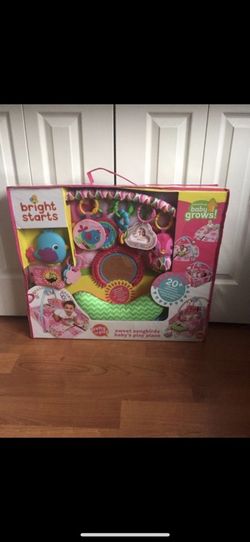 Baby Bright Start Pink Pack and Play Set Brand New