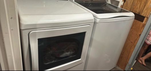 GE profile washer & dryer set