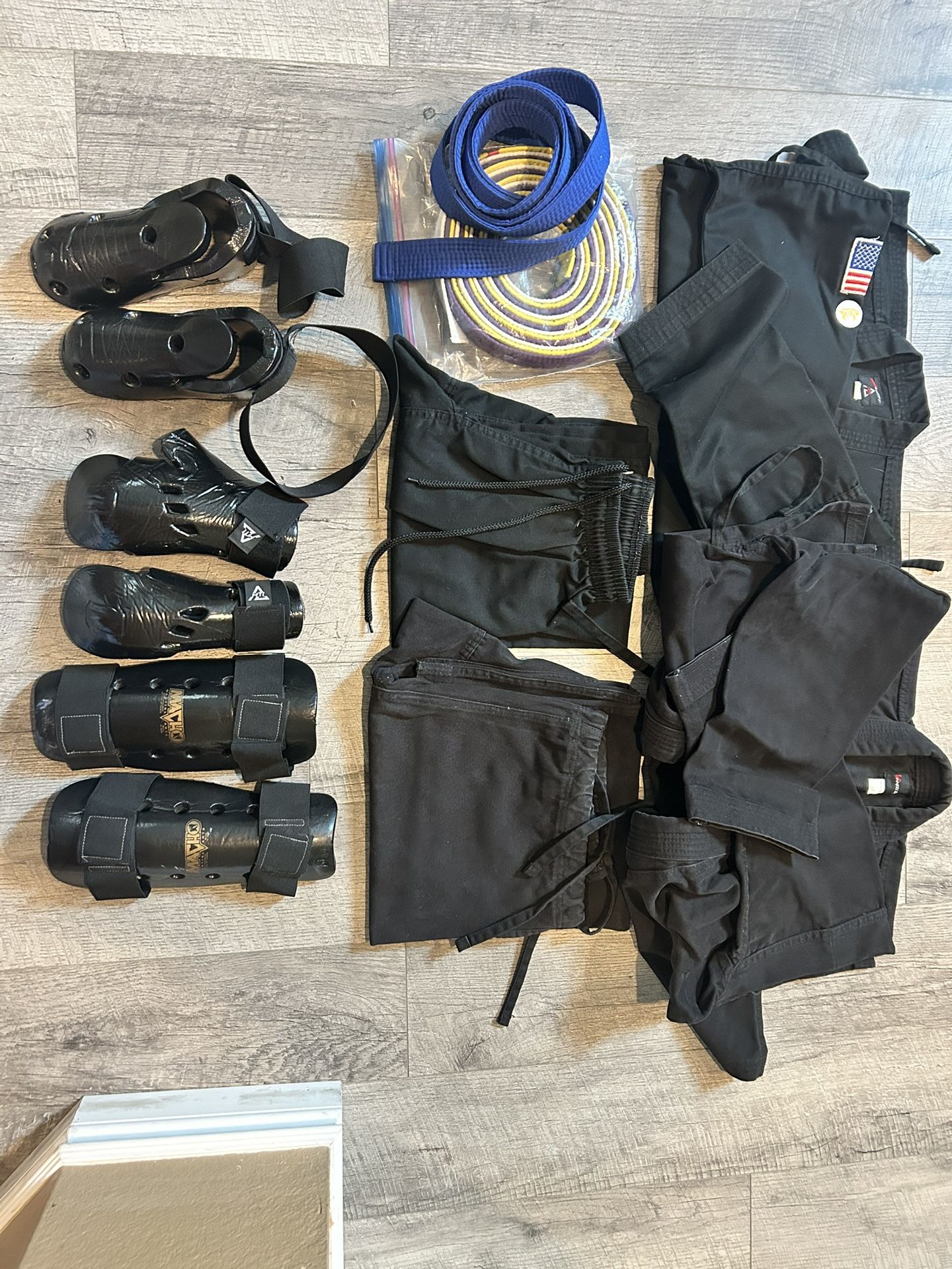 Kids Karate Clothes And Accessories $30 For All