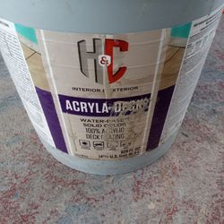 5 Gallons Deck Concrete Floor Gray Paint 