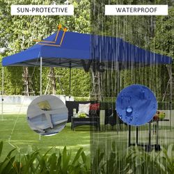 Canopy Ez Up 10x20 Waterproof Canopy Party Tent brand New Blue