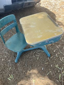 Vintage School Desk