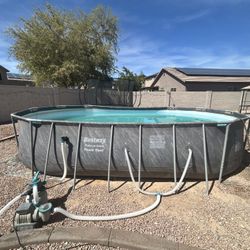 Bestway Platinum Series Power Steel 20' x 12' x 48" Oval Pool