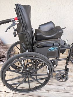 high back / regular wheelchair