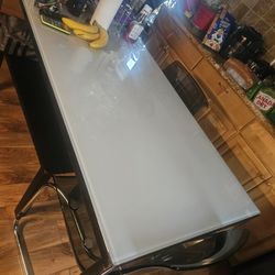 Kitchen TABLE 3 Smoked Chairs 