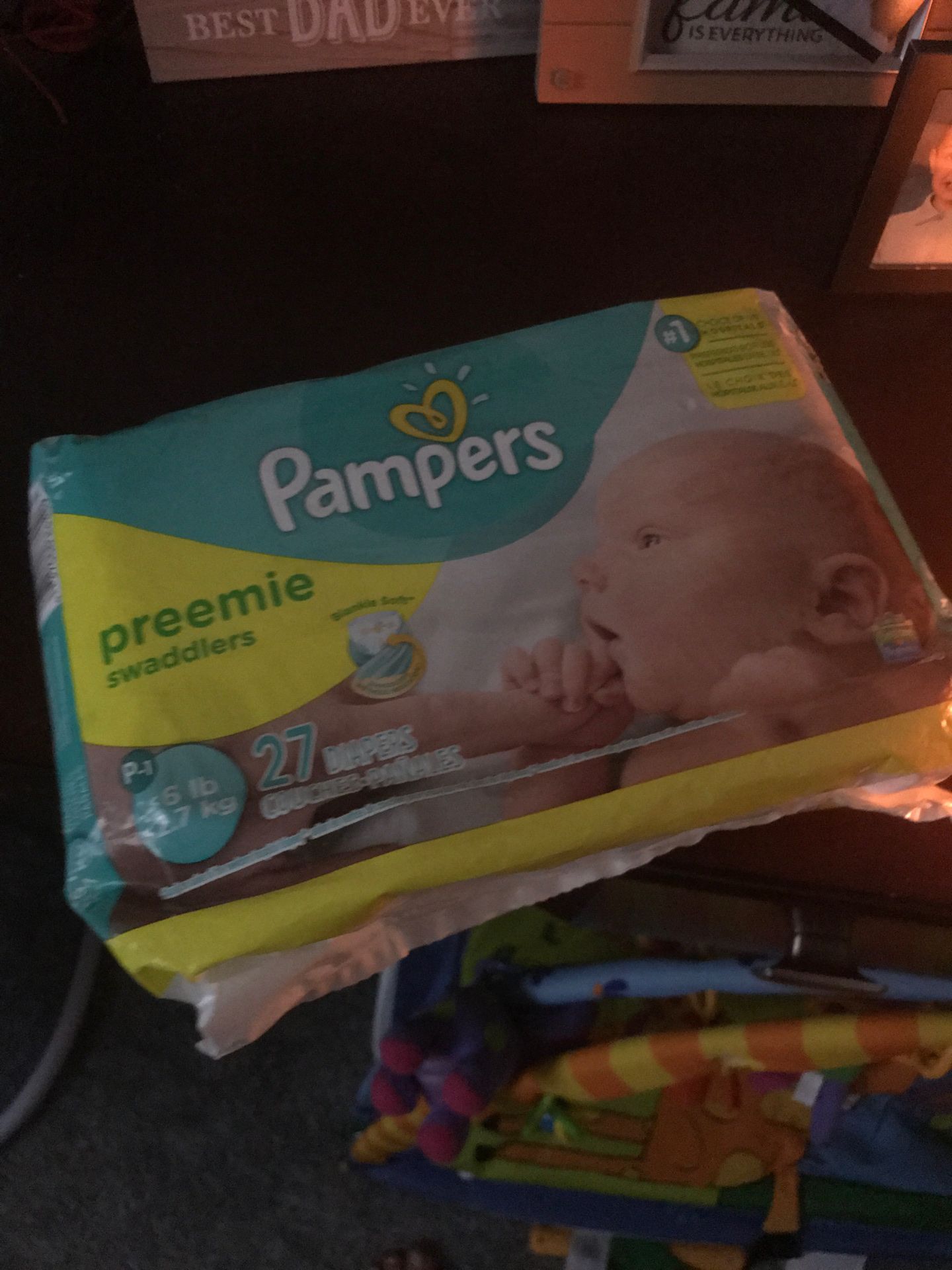 Preemie size pampers