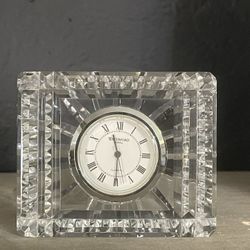 Waterford Crystal Desk Clock