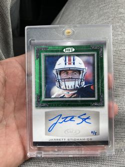 Jarrett Stidman rookie auto /5