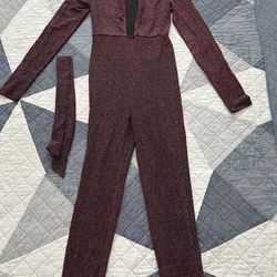Sparkly Long Bodysuit