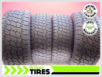 4 NITTO TERRA GRAPPLER G2 A/T LT295 USED TIRES 10.0/32 TREAD 126/123Q 2956020