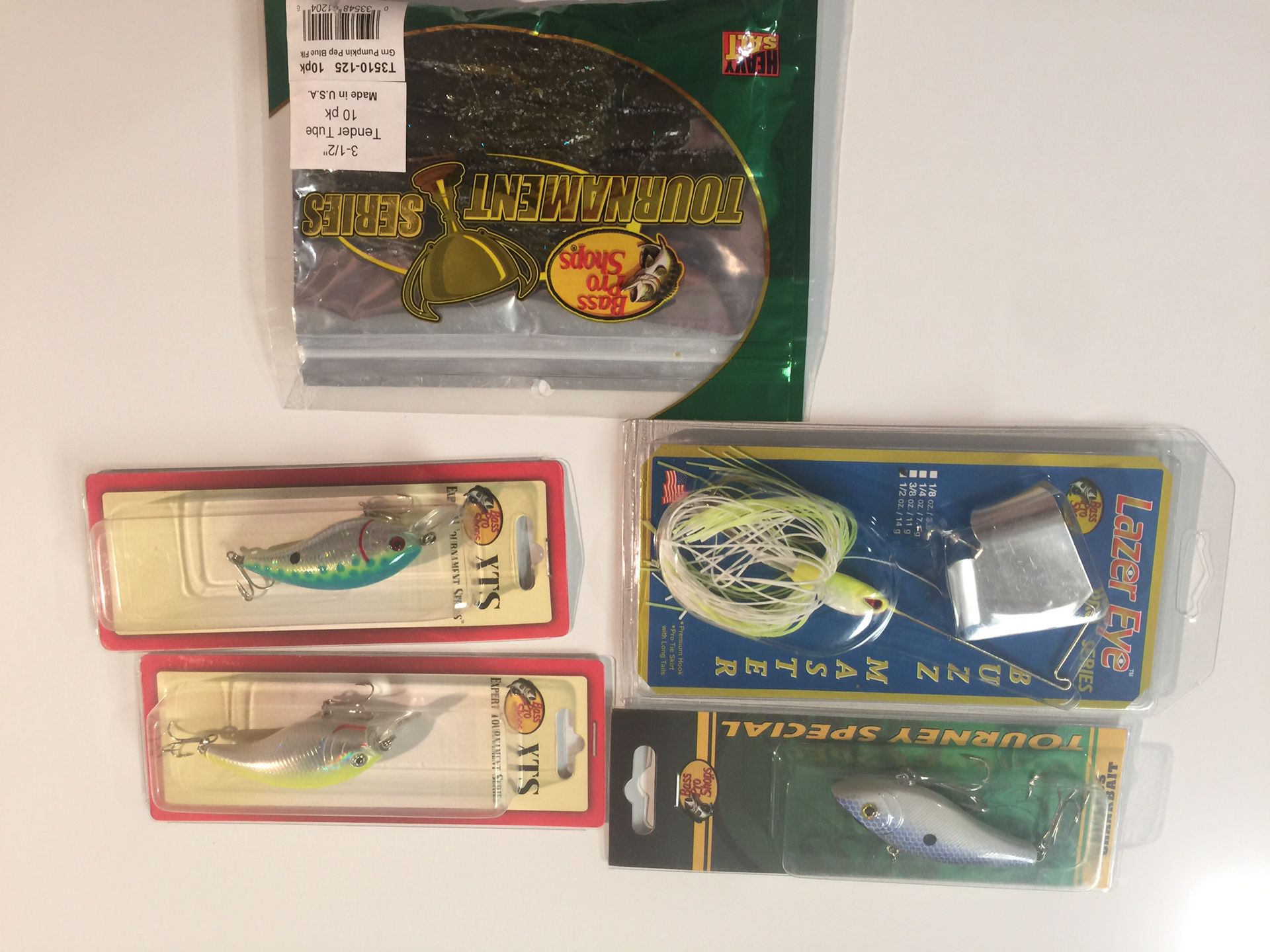 New fishing lures and plastic bait. #5 package