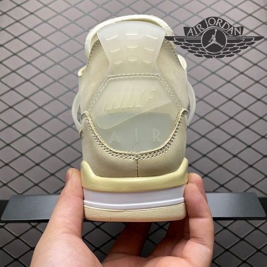 Off-White x Air Jordans AJ4 Retro'Cream/Sail'OWAJ RETRO for Sale in Brooklyn,  NY - OfferUp