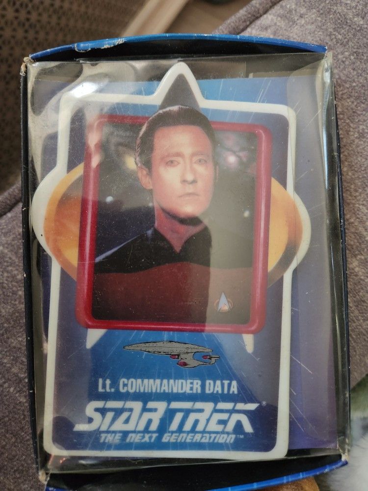 Vintage Star Trek Porcelein Card