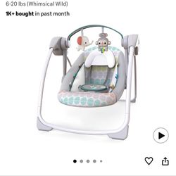 New baby swing! Still in box