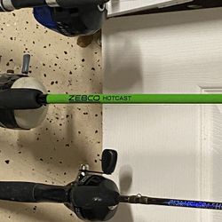 3 Fresh Water Rods and Reels