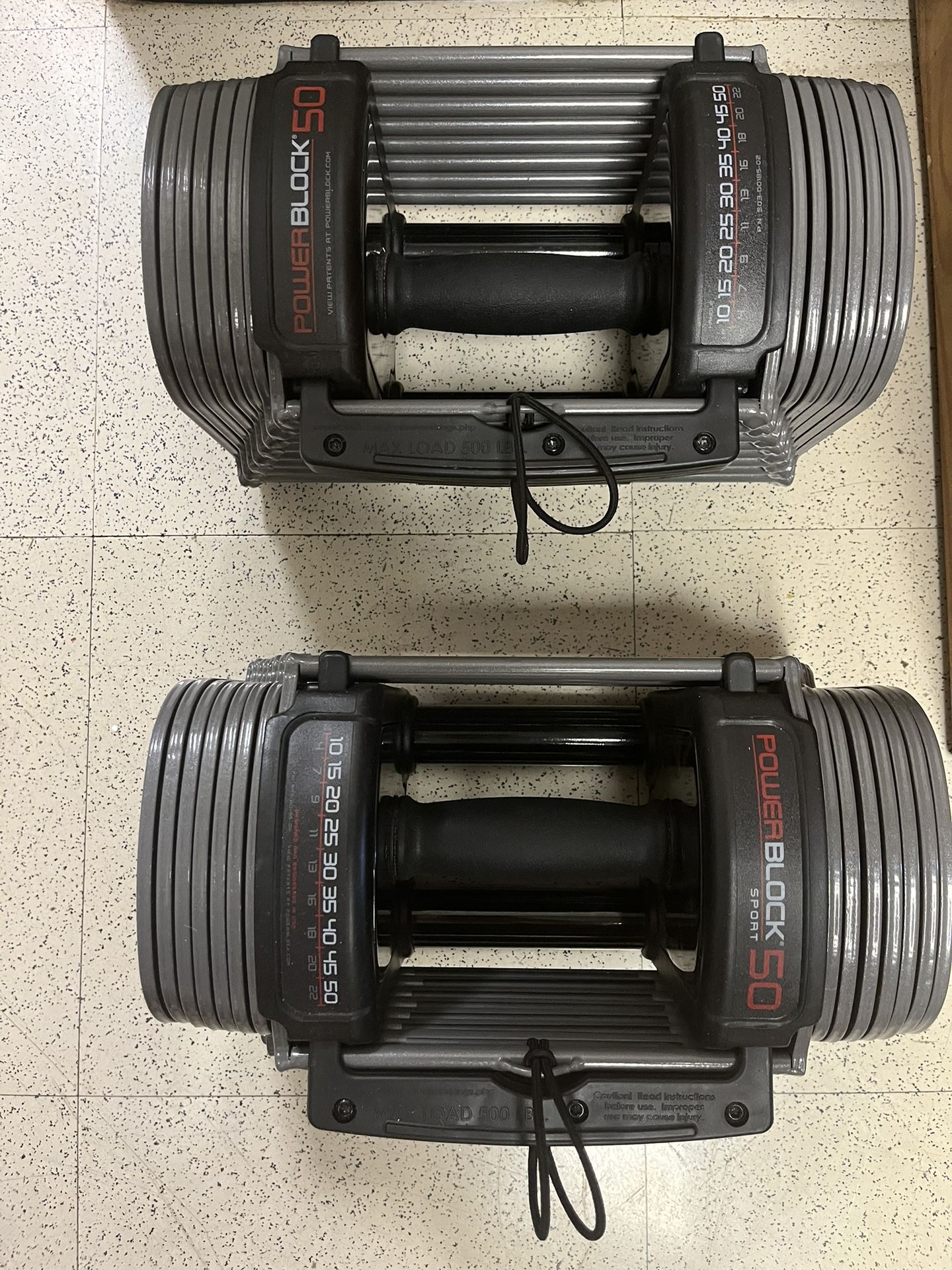 Powerblocks 50 LB Dumbbells