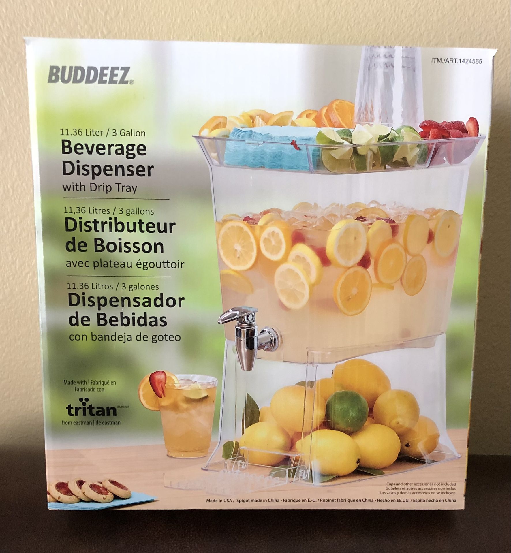Buddeez Party Top Beverage Dispenser - 2.0 Gal