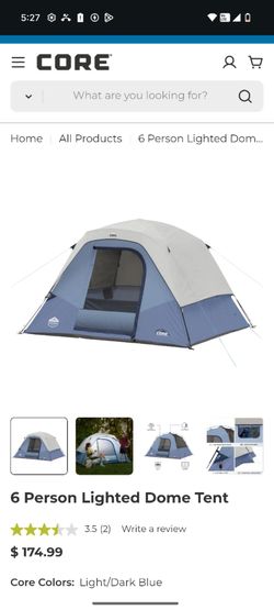 Lighted tent