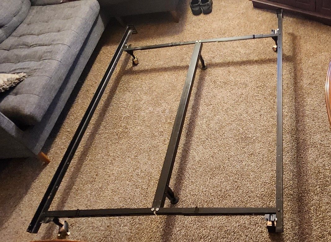 Adjustable Bed Frame With Full Size Box Spring