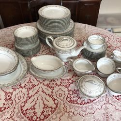 Noritake China- Edgewood Pattern. Made In Japan. 63 Pieces
