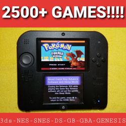 Nintendo 2DS with Many Games Installed!!!!