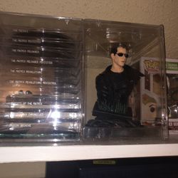 The Matrix Collection With Statue 
