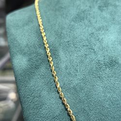 14K Gold Rope Chain – 2.8mm | 23” Long
