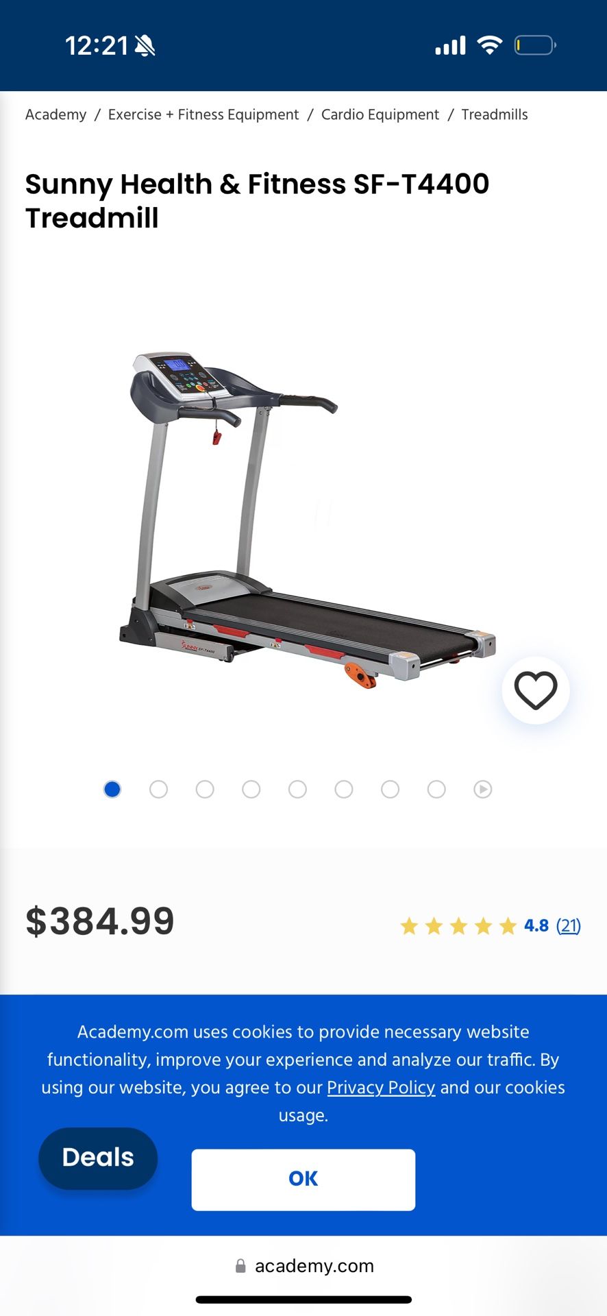 Treadmill (Almost New) for Sale in Orlando, FL OfferUp