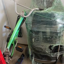 Bike Attachment And Double Stroller