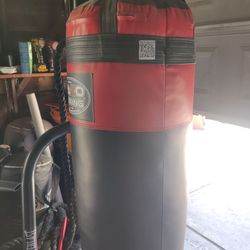 Barely used Nazo boxing bag with stand