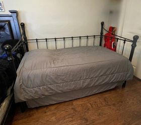 Twin day bed frame and mattress