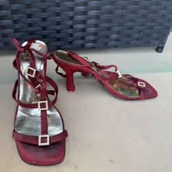 Red And Gold Heels