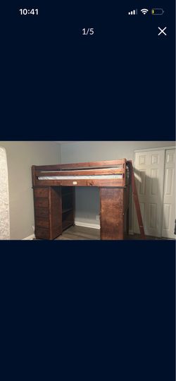 Twin size loft bed