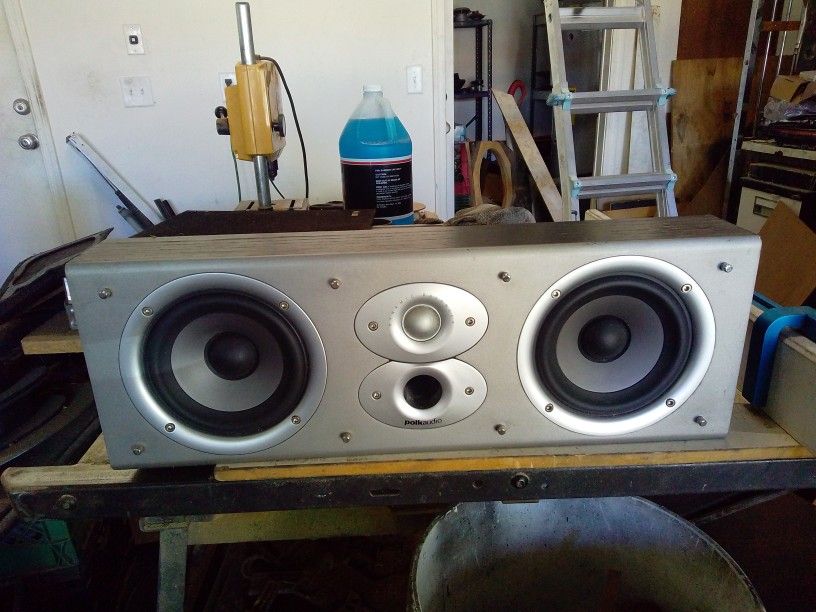 Polk CSi3 Center Channel Speaker With Front Grill