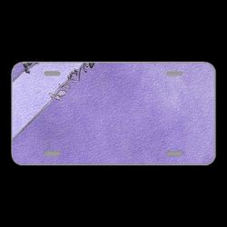 License Plate Novelty Car Front Background Scrapbooking Paper Texture