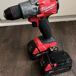 New Milwaukee Drill + Two M18 Batteries