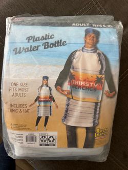 Plastic water bottle costume