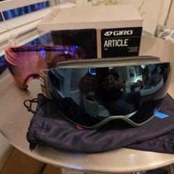 Giro Artcle Goggles With Extra Lens  Brand New 